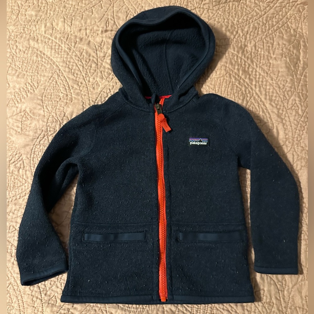 Kids Patagonia Better Sweater Jacket - 2T - Navy Blue